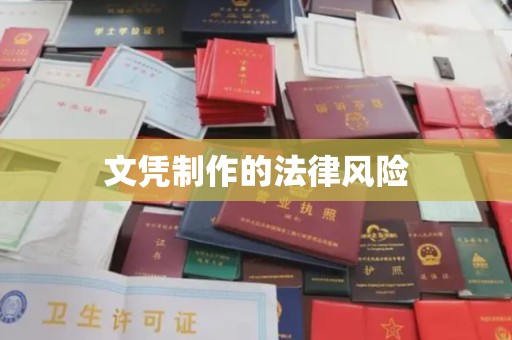 黔西文凭制作的法律风险